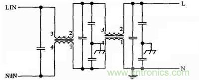 交流輸入濾波電路拓撲