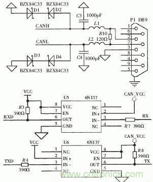 CANsmc濾波隔離電路圖