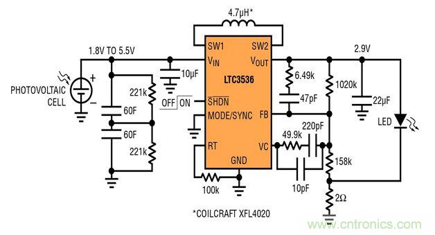 一款由太陽能供電的節(jié)能型LED驅(qū)動(dòng)器電路設(shè)計(jì)