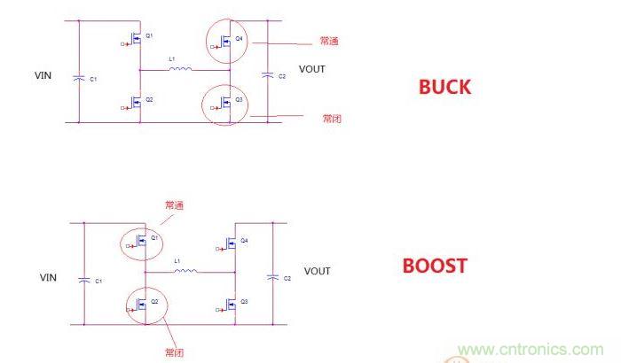 四開關(guān)buck-boost的拓?fù)? width=