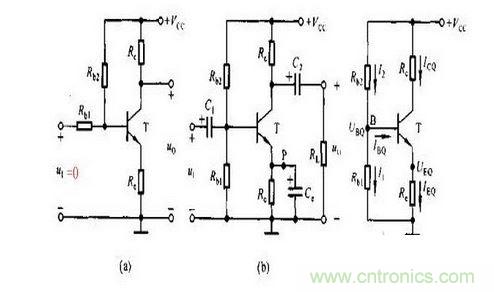 典型的靜態(tài)工作點(diǎn)電路