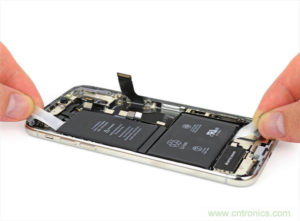 蘋果iPhone X iFixit拆解報告：雙層主板+雙單元電池