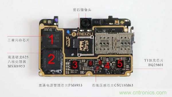 魅族M15拆解：做工精致，壓感Home鍵采用中國芯