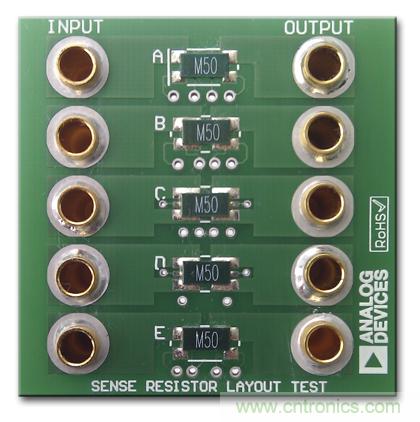改進(jìn)低值分流電阻的焊盤布局，優(yōu)化高電流檢測精度