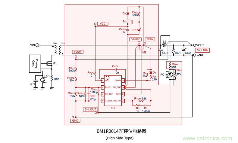 二極管整流和同步整流的效率比較