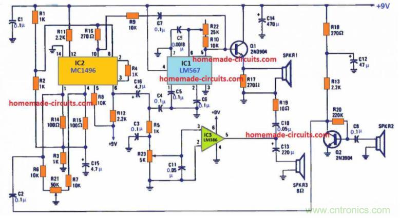 如何使用多普勒效應(yīng)的運(yùn)動(dòng)檢測器電路