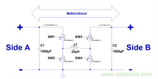 如何用碳化硅MOSFET設(shè)計雙向降壓-升壓轉(zhuǎn)換器？