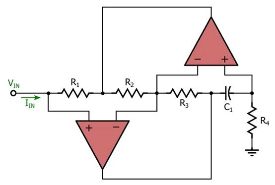 電感器輸出，運(yùn)算放大器輸入：二階有源濾波器簡(jiǎn)介